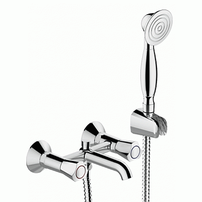 Смеситель для ванны Bravat Duo F6133186CP-B