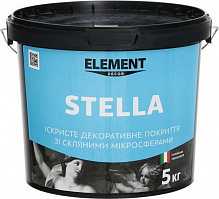 Декоративное покрытие моделирующая Element Decor Stella 5 кг полупрозрачный