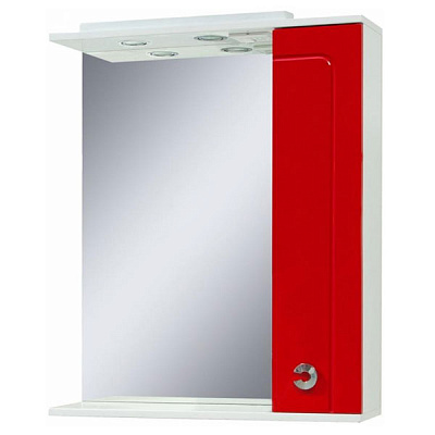 Дзеркало з шафкою Сансервіс Eliza 70 червоне