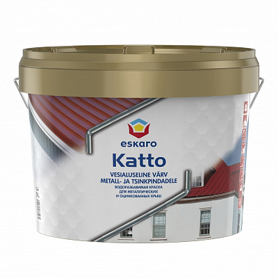 Фарба для дахів Eskaro Kattо База під тонування мат 9л 11,8кг