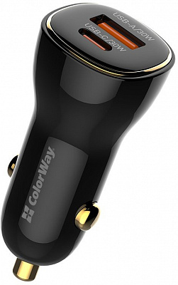 Автомобильное зарядное устройство ColorWay Power Delivery Port PPS USB (60W)