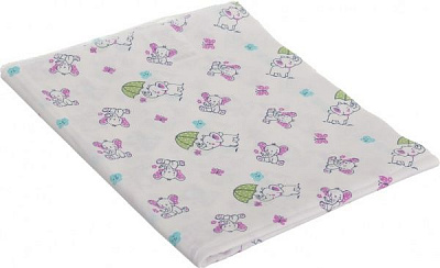 Пеленка Home Line Слоник с зонтиком 95х110 см фиолетовый 155964 