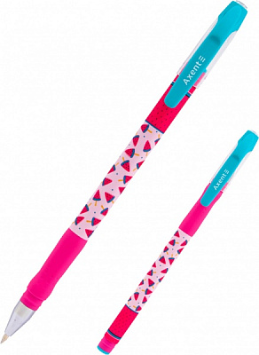 Ручка кулькова Axent Water melons синя AB1049-12-A