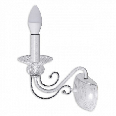 Бра Hopfen Main CR-WT 1x60 Вт E14 белый 