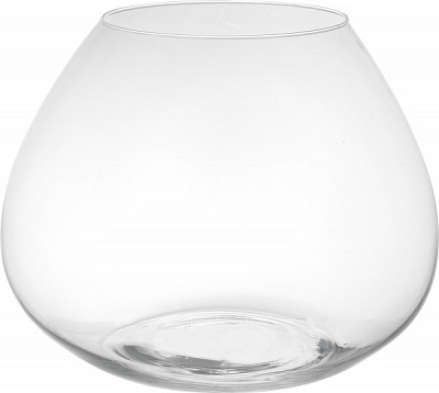 Ваза стеклянная 30 см прозрачный 