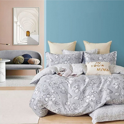 Комплект постільної білизни Ларвік євро різнокольоровий Homeline