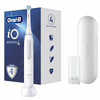 Електрична зубна щітка Oral-B iO Серія 4 Біла (80364076)