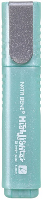 Маркер текстовый Nota Bene with glitter 521B-24 blue голубой 