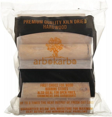 Дрова-поленья без коры 15 см