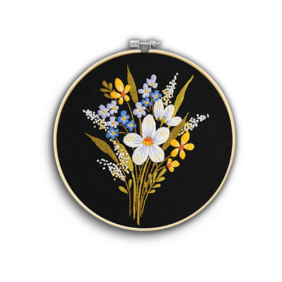 Набор для вышивания гладью Ночной букет