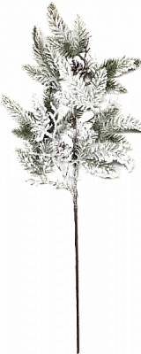 Декорація новорічна Dalian Everglory гілка хвойна 75 см EYK9-738