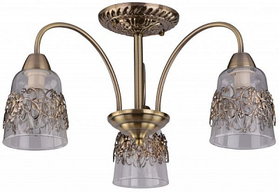 Люстра стельова Blitz 3x40 Вт E14 бронза 3119-43