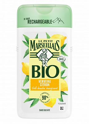 Гель для душу Le Petit Marseillais Вербена і лимон 250 мл