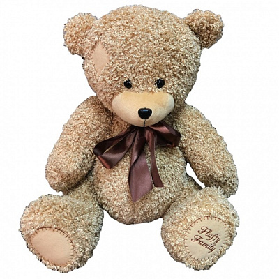 Мягкая игрушка Stip Медведь Заплатник 50 см бежевый