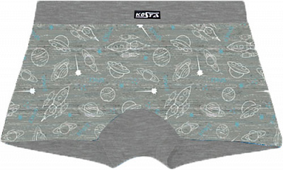 Трусики-боксеры для мальчиков KOSTA р.146–152 серый меланж 2461-10 