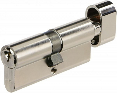 Цилиндр Abus KE45 35x35 ключ-вороток 50 мм матовый никель