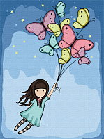 Картина за номерами Flight Of The Butterflies Santoro Gorjuss Collection 30х40 см Ideyka