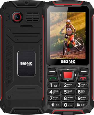 Мобильный телефон Sigma mobile X-treme PR68 black/red