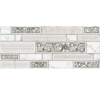 Плитка InterCerama PLAZA декор сірий Д 95 071 23x50