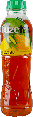 Чай Fuzetea холодный черный со вкусом лимона и лемонграсса 0,5 л