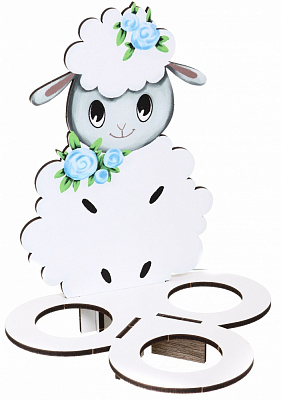 Подставка для яиц на 3 пасхальных яйца 14х12 см