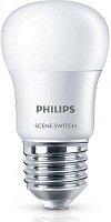 Лампа светодиодная Philips Scene Switch 6,5 Вт P45 матовая E27 220 В 6500 К 