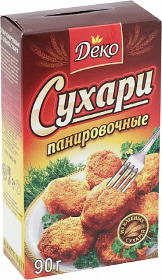 Сухарі панірувальні 90 г Деко (4820076019104)