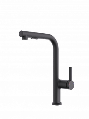 Смеситель для кухни Aqua Rodos RIMINI 07 Black Matte