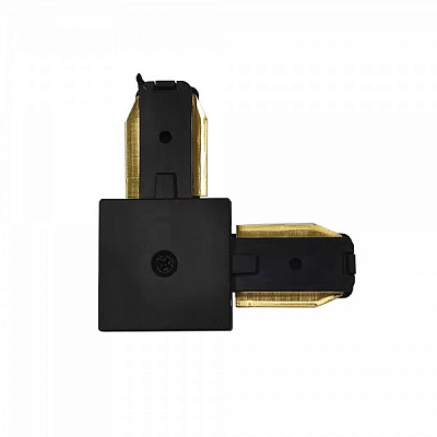 Соединитель угловой Feron для однофазного шинопровода LD 1201-P черный 