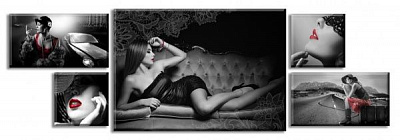 Картина модульная 50x150 см SvitArt MN5-1 