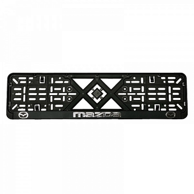 Рамка под номерной знак рельефная Mazda 