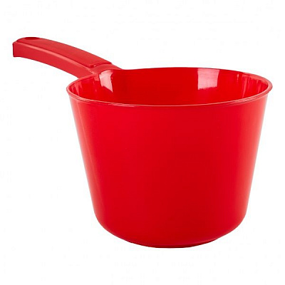 Ковш Алеана круглый 1 л красный 122091 