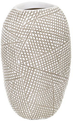 Ваза Barrel 21.5х17х32.5 см біла