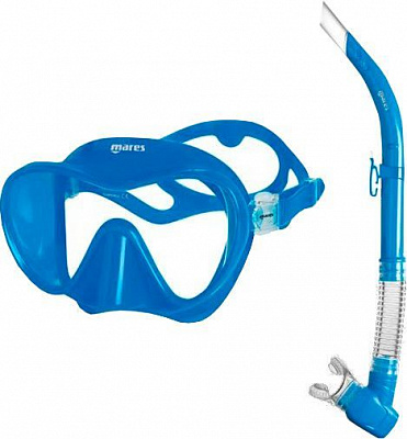 Набор для плавания Mares BL TROPICAL 411776.BL р.универсальный синий