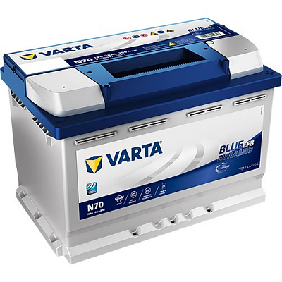 Аккумулятор автомобильный Varta Blue Dynamic 70А 12 B 570500076 «+» справа