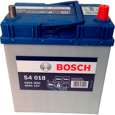 Аккумулятор автомобильный Bosch S4 Silver 40А 12 B