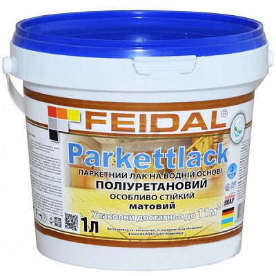 Лак паркетний Acryl Parkettlack Feidal мат 1 л прозорий