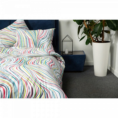 Комплект постільної білизни Dune Solo 2.0 різнокольоровий принт SoundSleep
