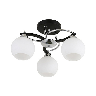 Люстра Miorro Vanessa 3x40 Вт E27 черный хром 51-311-164