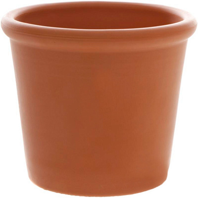 Горшок керамический Каменный цветок Ирис 1410 круглый 1,4л терракот 