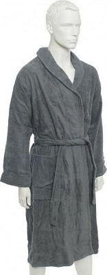 Халат махровий Georg Damask р. S/M сірий