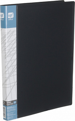 Скоросшиватель A4 с пружинным механизмом Clip A черный UP! (Underprice)