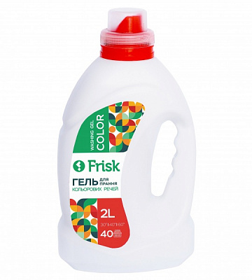 Гель для машинной и ручной стирки Frisk Цветные вещи 2 л 