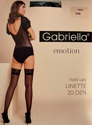 Чулки Gabriella 203 Calze Linette 20 den р. 1/2 nero
