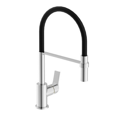 Змішувач для кухні Imprese WITOW з висувним гнучким виливом, хром