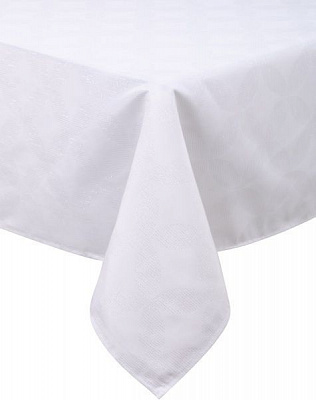 Скатертина Jacquard Модерн Silver waterproof 140x180 см срібний La Nuit