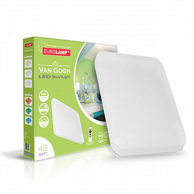 Світильник світлодіодний Eurolamp Van Gogh 38 см 48 Вт білий LED-SLS-48W-N17(RGB)