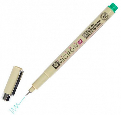 Линер PIGMA Micron Sakura (0.2) 0,3 мм зеленый 