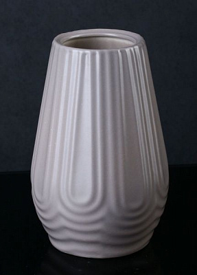 Ваза Риото М h=20 см серая Наша Кераміка