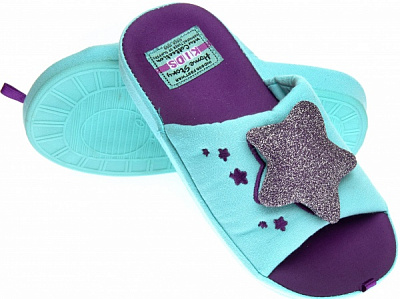 Тапочки детские для девочки Home Story р.33 мятный 210750-10 